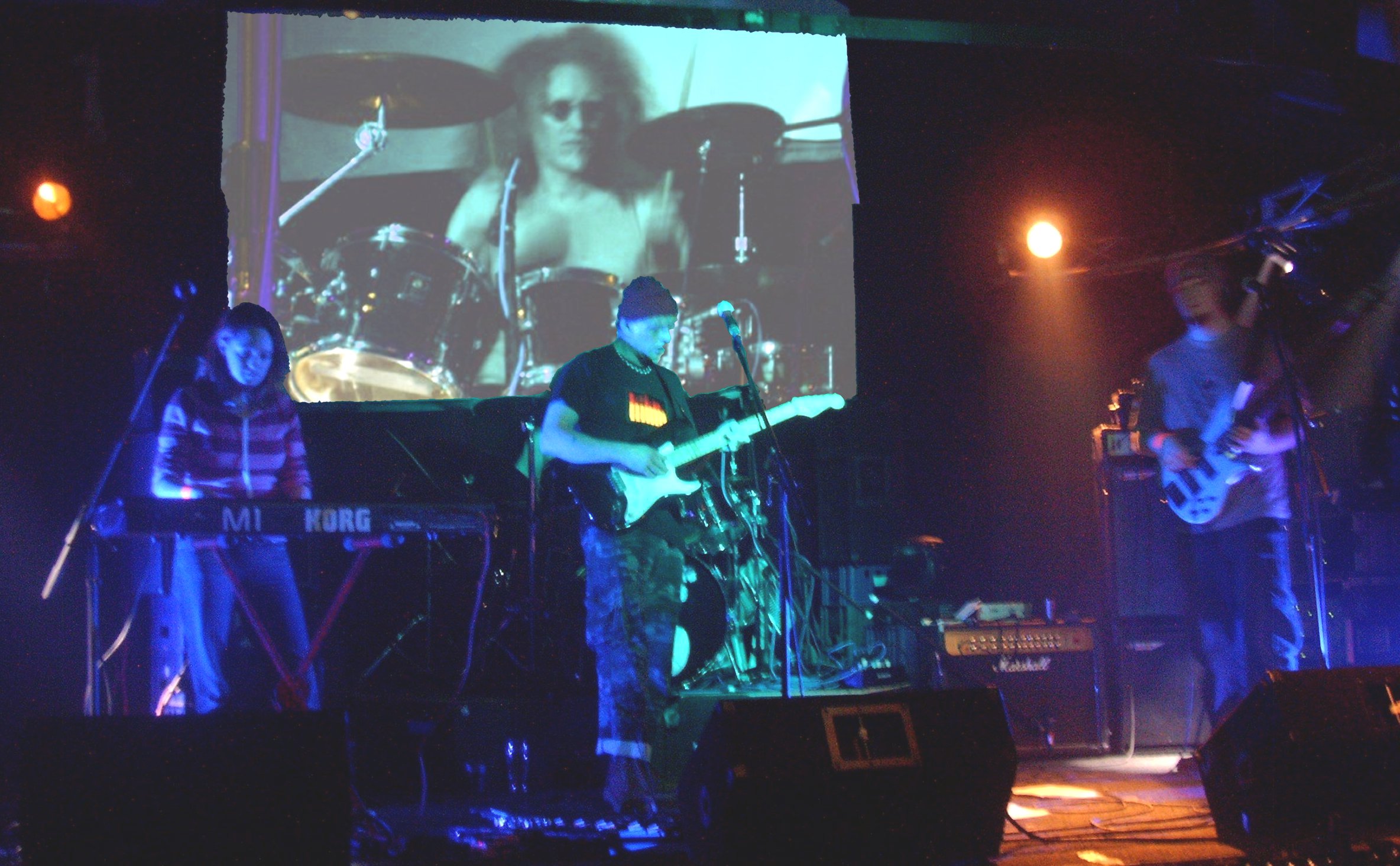 Goto the Driving Blind Website for Mp3s Videos and Pictures Driving Blind live at the Hub in Plymouth